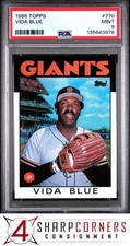 1986 TOPPS #770 VIDA BLUE GIANTS PSA 9