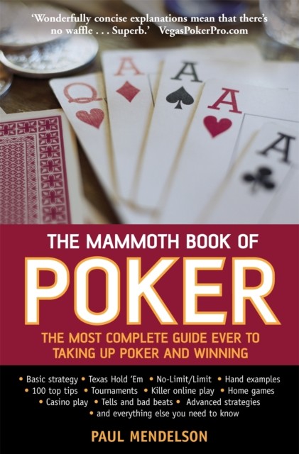 The Mammoth Book of Poker by Paul Mendelson (Paperback Book)