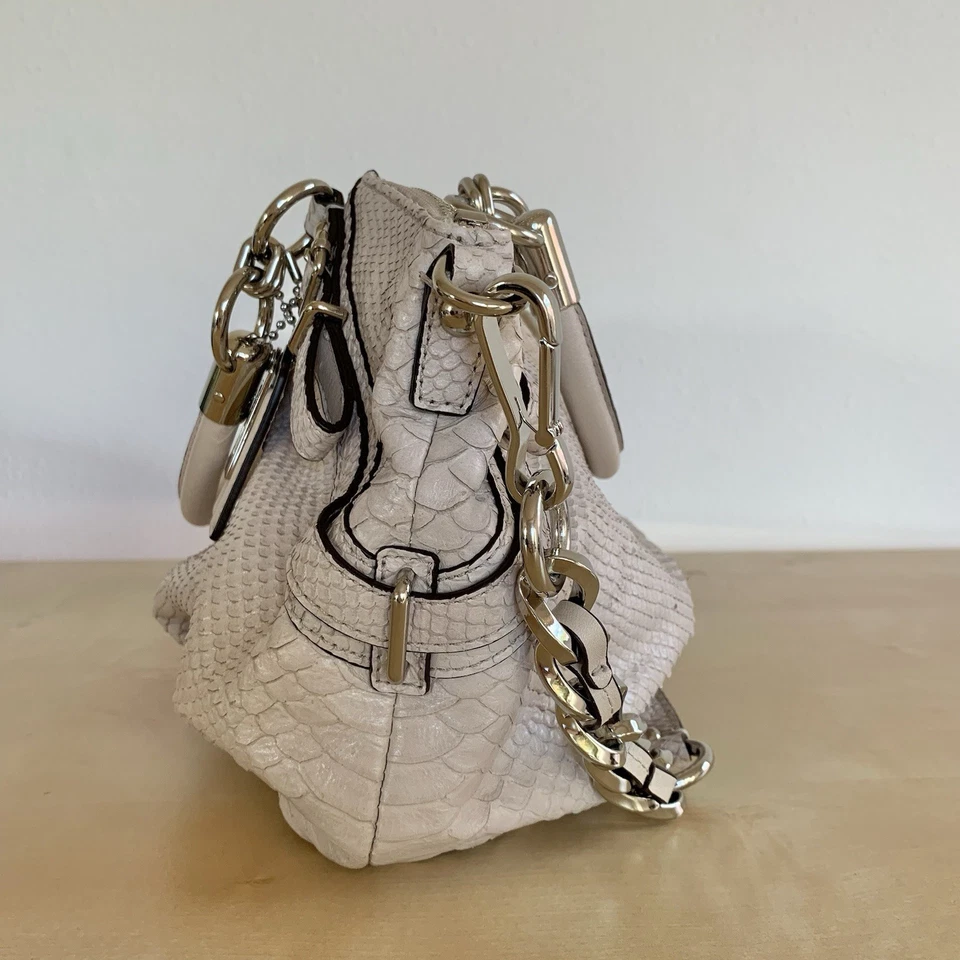 NUEVO Cartera Coach Madison Pitón Sofía en Relieve 16354 Cuero Texturizado Foto 2 de 4