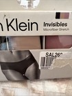 Ladies Calvin Klein 3 Pack Hipsters Microfiber Stretch Large QD3559 — photo 4