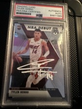 2019-20 Panini- Mosaic NBA Authentic Auto Debut Tyler Herro #280 (RC)