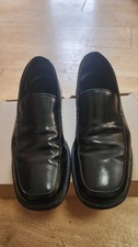 Prada Square Toe Black Loafer, UK 9, US 10, Worn, Leather, Made it Italy
