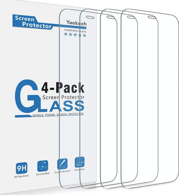 2× Yootech Tempered Glass Screen Protectors for iPhone 12 Mini 5.4    4 Pack 