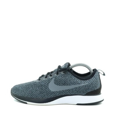 Nike Damen Dualtone Racer Schuh Grau Schwarz Mesh Atmungsaktiv Sneaker EU 38
