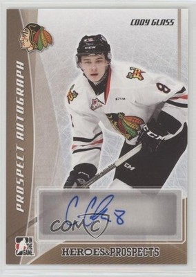 2016-17 Leaf ITG Heroes & Prospects Prospect Bronze Cody Glass #PA-CG1 Auto 0w0l