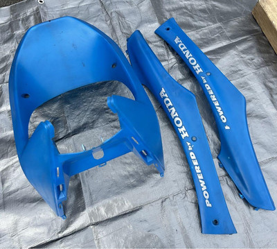 限定品JohnByron WINNER SEVEN 027of100 35インチ Rare Honda Live Dio ZX Skeleton AF35 Clear Blue Limited