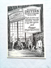 1918 Ad Egyptian Deities Cigarettes S. Anargyros