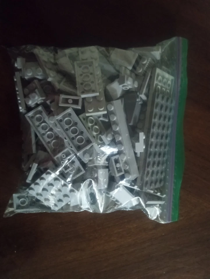 Lote Lego de peças e peças de tijolos mistos tons de terra de 2,5 lb - Imagem 4 de 4