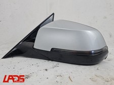 BMW 5 SERIES M-SPORT 10 F11 LCI LEFT PASSENGER SIDE WING MIRROR SILVER A83 7 PIN