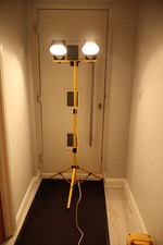 Defender Twin 400W Halogen Tripod Work Light 110V | E709100 | With New Bulbs