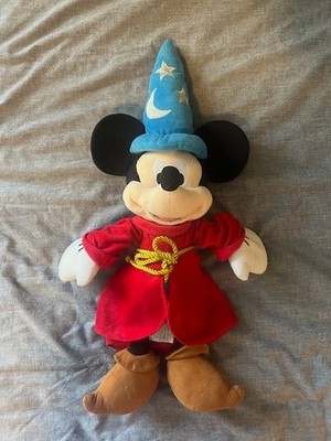 Mickey Mouse Sorcerer's Apprentice Plush 24'' Fantasia Disney Store Exclusive
