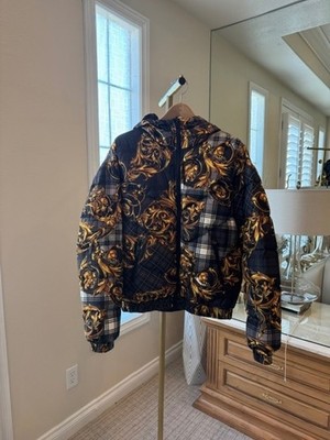 Authentic New Versace Men's Puffer Jacket Size M Size US 46 Reversible