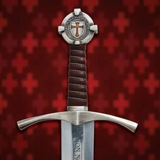 Faithkeeper The Accolade Sword of the Knights Templar - Handmade Medieval Sword