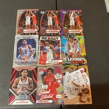 DYLAN HARPER 9 CARD LOT BOWMAN CHROME U-INSERT/PARALLELS/BASE-SPURS/RUTGERS
