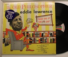 Eddie Lawrence Lp The Old Philosopher On Coral - Vg++ To Nm (shrink!) Eddie Lawrence Lp The Old Philosopher On Coral - Vg++ To Nm (shrink!)