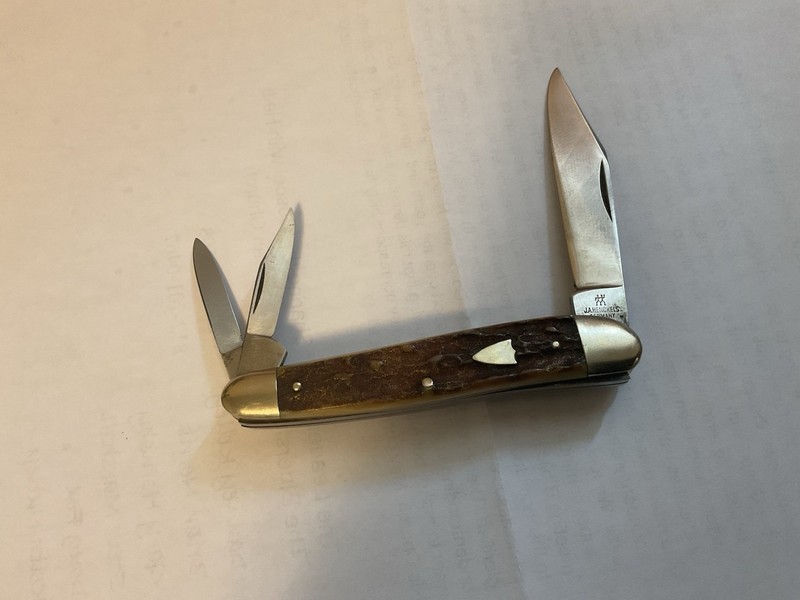 VINTAGE J.A. HENCKELS GERMANY STAG WHITTLER #1808 MINT/NEAR MINT
