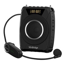 Voice Amplifier Wireless Microphone, 20W Portable PA System with Bluetooth 