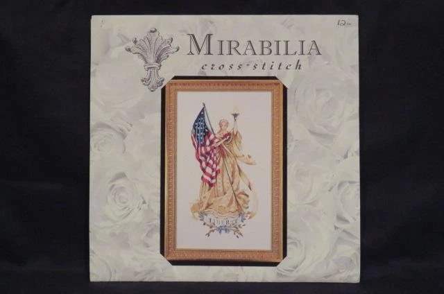 Mirabilia MD-62 The Lady of the Flag - Corbett Cross Stitch Pattern +Beads (NEW) - Image 2 of 4