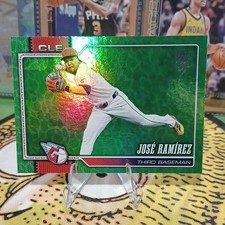 Topps 2026 Series 1 José Ramírez Green Parallel #284 Cleveland Guardians
