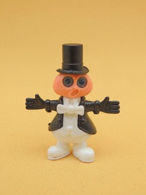 KINDER Surprise - Frackmannchen 1984 Black & White - Vintage Ferrero
