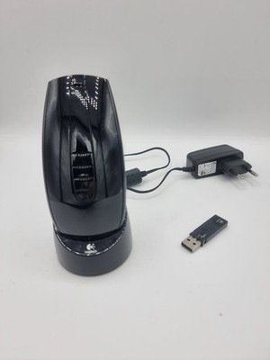 Logitech MX Air Cordless Laser Maus Set - inkl. Ladestation & USB-Empfänger