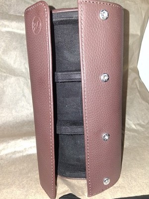 Leather Watch Travel Case for Men Women, Watch Roll Case Hold 3 Watches Storage