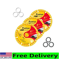 4.5in Diamond Cut-off Wheel Set - 6000+ Precision Cuts, Safety Features