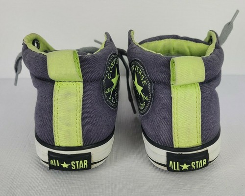 Converse Chuck Taylor Street Mid Shoes All Stars Iron Green Size 5 - Picture 4 of 10