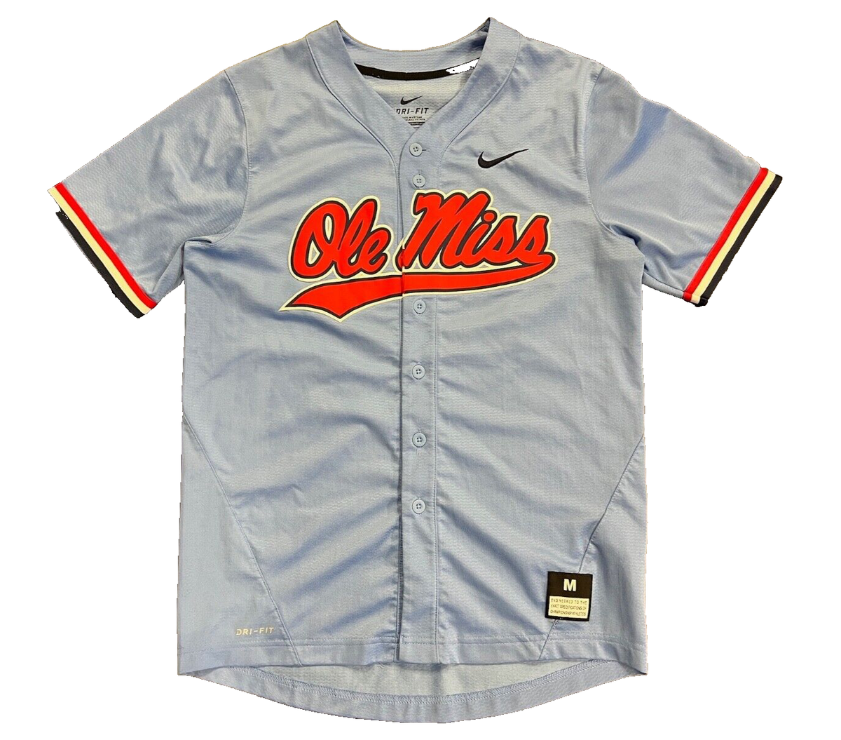 ole miss baseball jersey nike