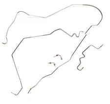 68-74 Nova Stainless Brake Lines Fits Pictured Valve & Power Brakes Only