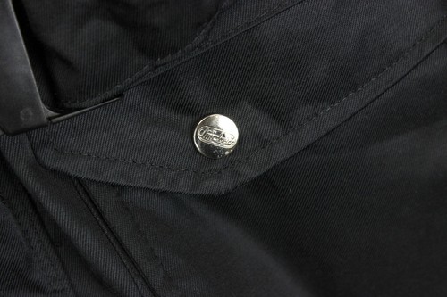 SNICKERS Men's Jacket Size XS (C44) Black Collared Full Zip Cotton Belted s6738 - Picture 6 of 10