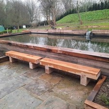 SIMPLE Oak Garden Bench