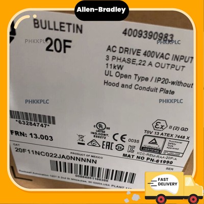 NEW~ Allen Bradley  20F11NC022JA0NNNNN  PowerFlex Air Cooled 753 AC Drive