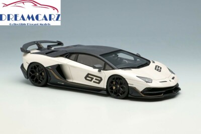 Eidolon 1/43 Lamborghini Aventador SVJ 63 2018 Matte Pearl White