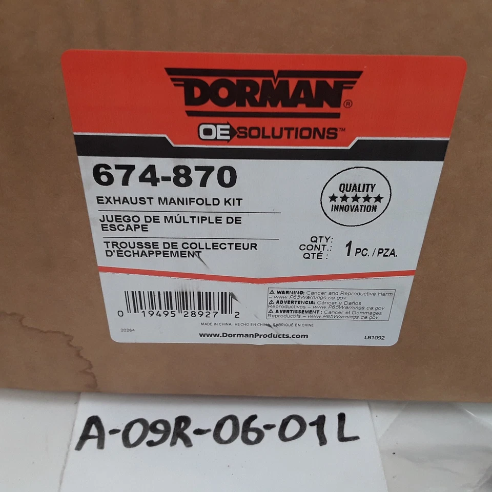 Dorman 674-870 Exhaust Manifold Fits Pontiac Chevrolet Saturn Oldsmobile 2000-07 - Image 4 of 4