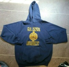 VTG 80'S US NAVAL ACADEMY MEN'S HOODIE SZ L MADE IN USA