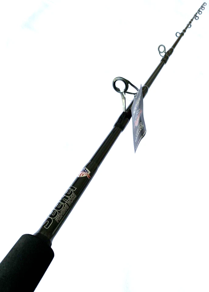 Seeker 60H JIGGING 40-80Lb Special 6’2”Graphite Jigging Fishing Rod Made In USA - Image 3 of 4