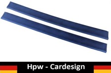 Einstiegsleisten Auflage Gummi Gummimatte Einstieg für Mercedes R107 Blau Blue