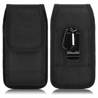 Universal Vertical Cell Phone Holster Wallet Case Pouch w/Belt Clip Smartphone