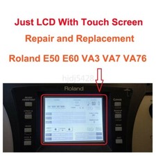 LCD Display With Touch Screen for Roland E50 E60 VA3 VA7 VA76 Repair Replacement