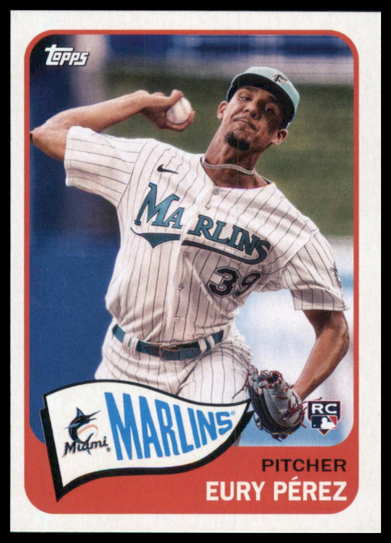 2023 Topps Archives Eury Pérez Rookie RC #182 Miami Marlins