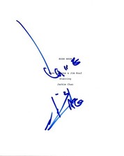 Jackie Chan Signed Autographed RUSH HOUR Movie Script COA VD