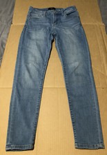 VERVET Womens Blue Denim Stretch Jeans - Ankle Skinny - Pockets - Size 26