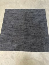 Carpet Tiles 50x 50cm PER TILE Domestic Retail Office Floor STRIPE GREY QUALITY