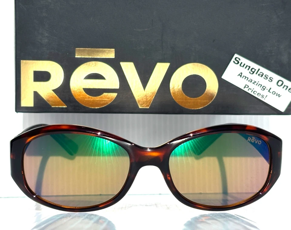 NUEVO Gafas de sol Revo GRACE PETITE tortuga brillante polarizadas Evergreen 1249 02 GN Foto 2 de 4