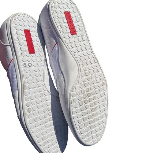Lacoste Nivolor 0721 1 P CMA Mens White Leather Lifestyle Sneakers Shoes Size 11 - Picture 6 of 6