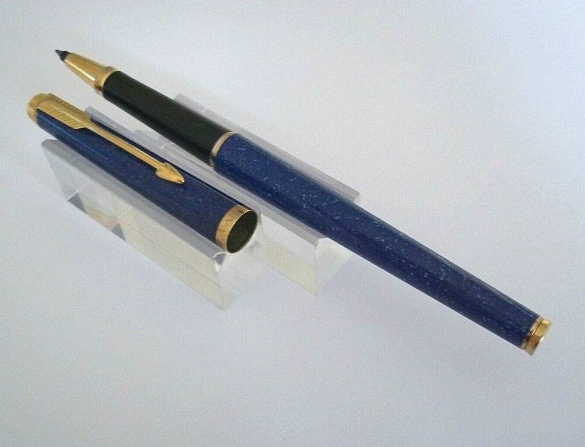 Stylo Roller Parker 180 En Laque Bordeaux K96 - Occasion - Stylo Bille De Collection