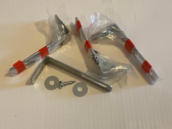 Juego de soportes de seguridad 122576 X 4 IKEA para librería BILLY/OXBERG