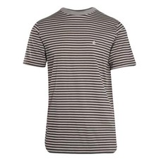 Camiseta Volcom Hombre Negra Gris Blanca Rayas Gruesas Camiseta S/S (S31)