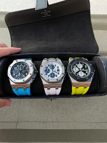 42mm Royal Oak Offshore & Diver Light Blue Rubber Watch Strap Audemars Piguet - 第 17/17 張圖片